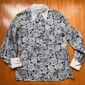 Retro paisley blouse